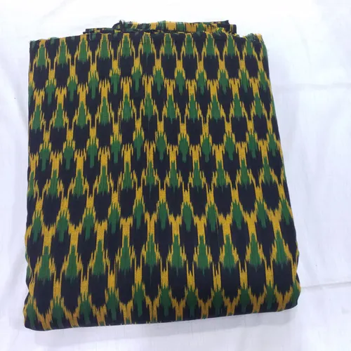 Ikkat Yellow & green